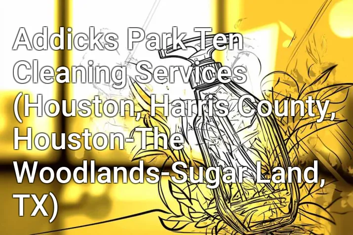Addicks Park Ten Cleaning Services (Houston, Harris County, Houston-The Woodlands-Sugar Land, TX)
