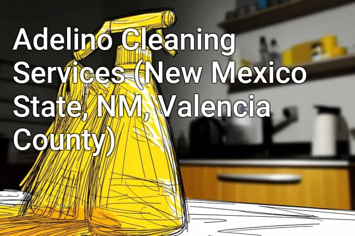 Adelino Cleaning Services (New Mexico State, NM, Valencia County)