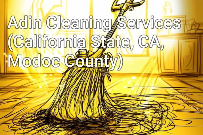 Adin Cleaning Services (California State, CA, Modoc County)