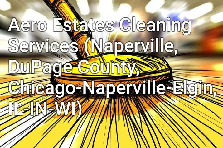 Aero Estates Cleaning Services (Naperville, DuPage County, Chicago-Naperville-Elgin, IL-IN-WI)