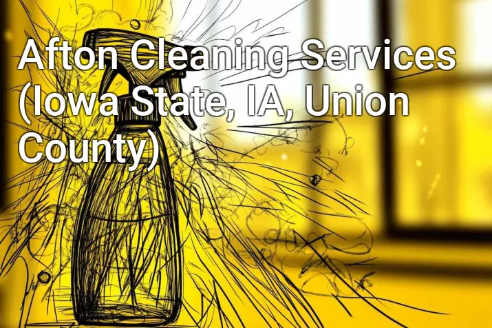 Afton Cleaning Services (Iowa State, IA, Union County)