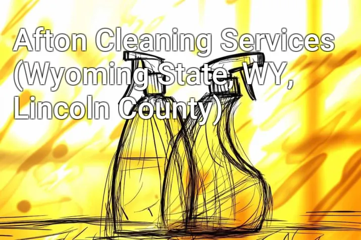 Afton Cleaning Services (Wyoming State, WY, Lincoln County)