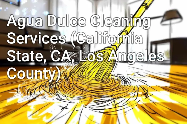 Agua Dulce Cleaning Services (California State, CA, Los Angeles County)