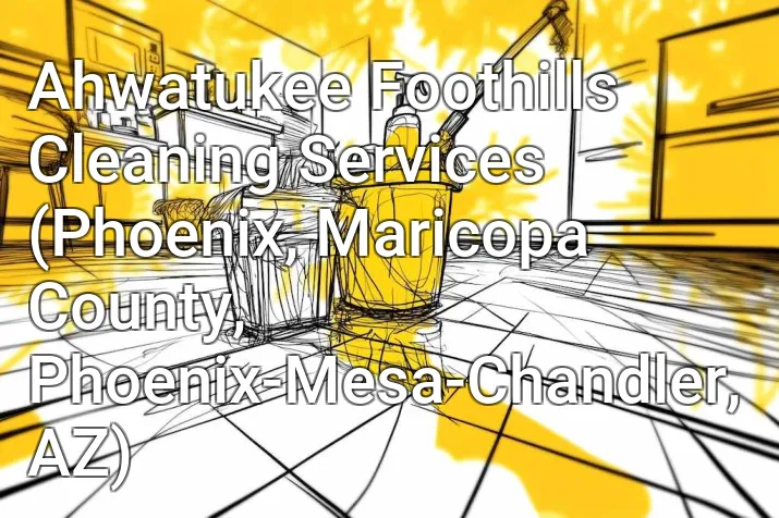 Ahwatukee Foothills Cleaning Services (Phoenix, Maricopa County, Phoenix-Mesa-Chandler, AZ)