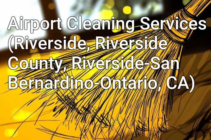 Airport Cleaning Services (Riverside, Riverside County, Riverside-San Bernardino-Ontario, CA)