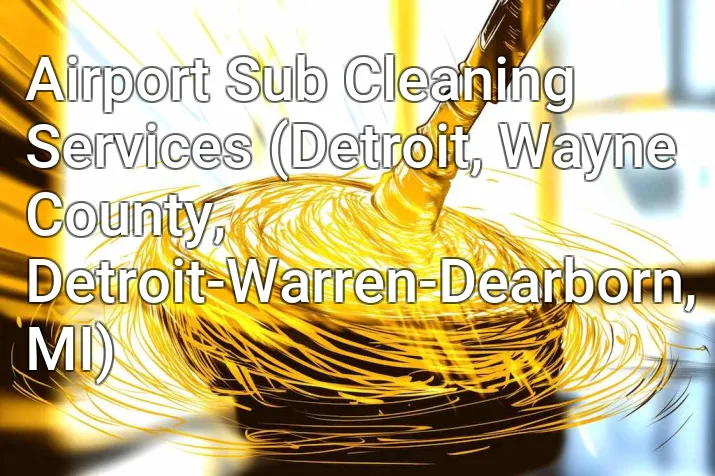 Airport Sub Cleaning Services (Detroit, Wayne County, Detroit-Warren-Dearborn, MI)