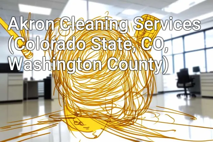 Akron Cleaning Services (Colorado State, CO, Washington County)