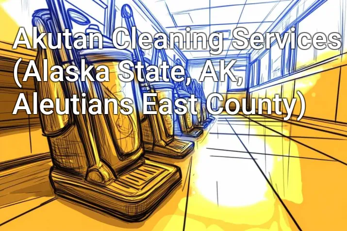 Akutan Cleaning Services (Alaska State, AK, Aleutians East County)