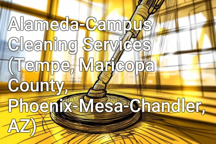 Alameda-Campus Cleaning Services (Tempe, Maricopa County, Phoenix-Mesa-Chandler, AZ)