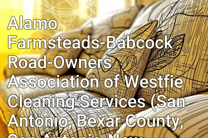 Alamo Farmsteads-Babcock Road-Owners Association of Westfie Cleaning Services (San Antonio, Bexar County, San Antonio-New Braunfels, TX)