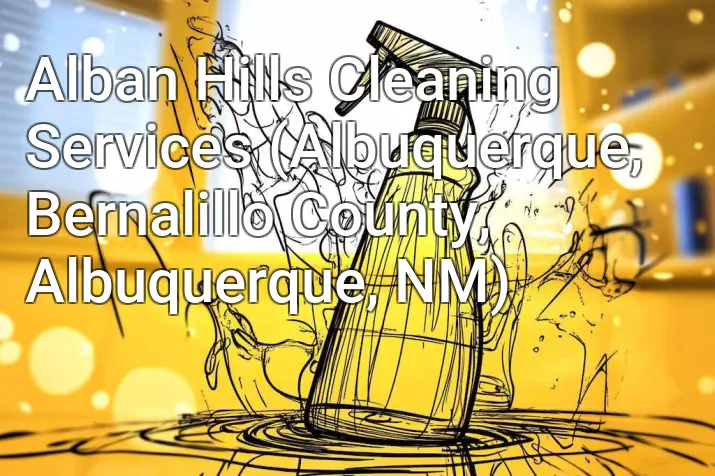 Alban Hills Cleaning Services (Albuquerque, Bernalillo County, Albuquerque, NM)