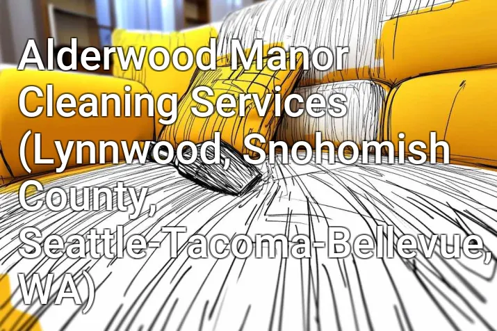 Alderwood Manor Cleaning Services (Lynnwood, Snohomish County, Seattle-Tacoma-Bellevue, WA)