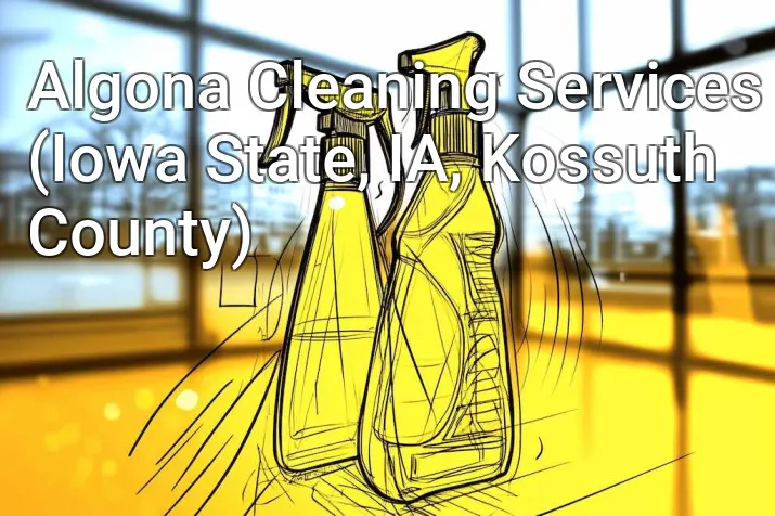 Algona Cleaning Services (Iowa State, IA, Kossuth County)