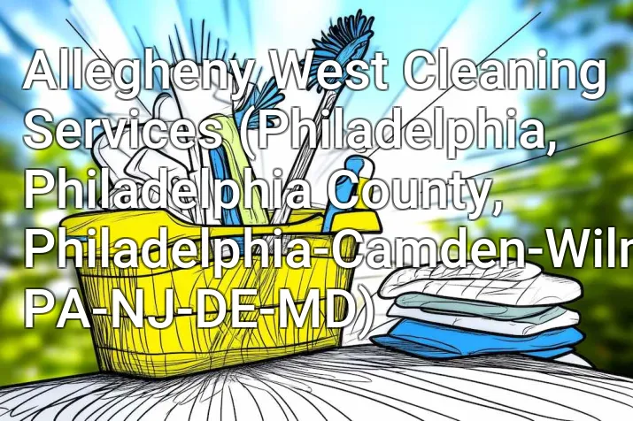 Allegheny West Cleaning Services (Philadelphia, Philadelphia County, Philadelphia-Camden-Wilmington, PA-NJ-DE-MD)