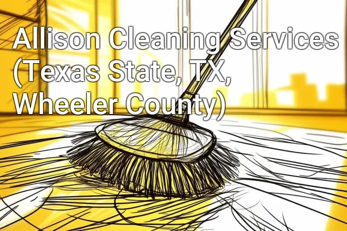 Allison Cleaning Services (Texas State, TX, Wheeler County)