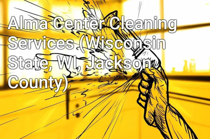 Alma Center Cleaning Services (Wisconsin State, WI, Jackson County)