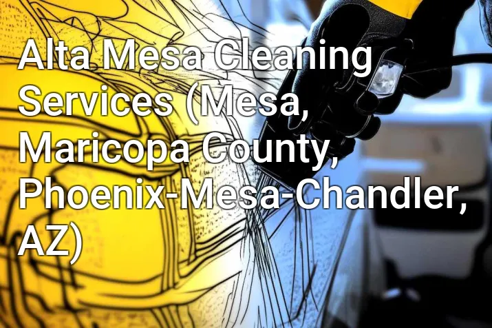 Alta Mesa Cleaning Services (Mesa, Maricopa County, Phoenix-Mesa-Chandler, AZ)