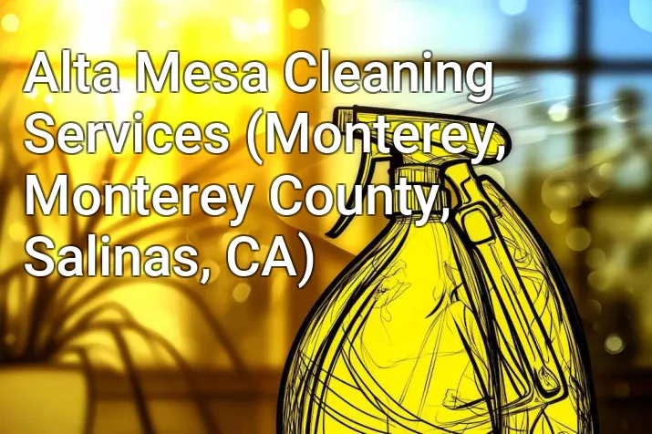 Alta Mesa Cleaning Services (Monterey, Monterey County, Salinas, CA)