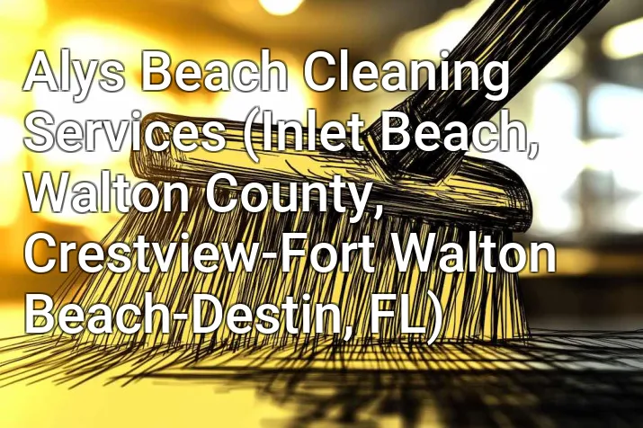 Alys Beach Cleaning Services (Inlet Beach, Walton County, Crestview-Fort Walton Beach-Destin, FL)