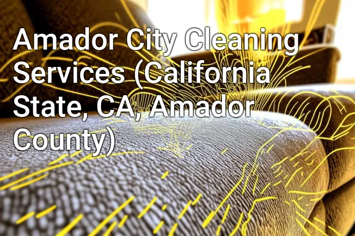 Amador City Cleaning Services (California State, CA, Amador County)
