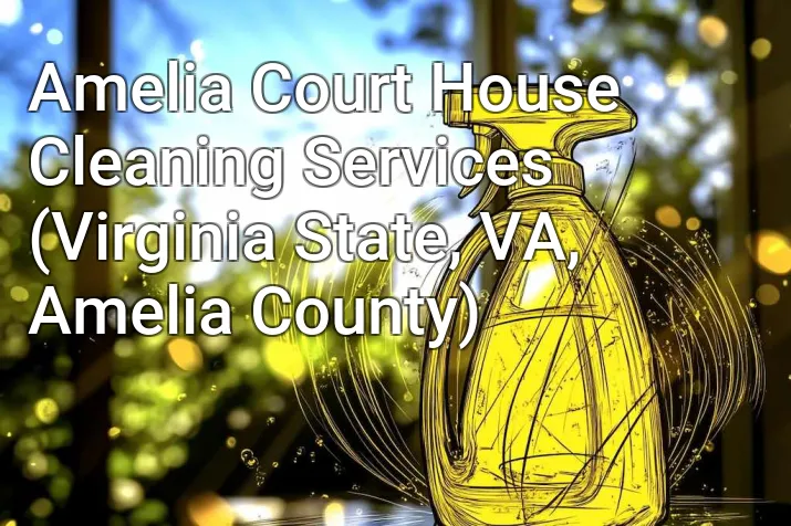 Amelia Court House Cleaning Services (Virginia State, VA, Amelia County)