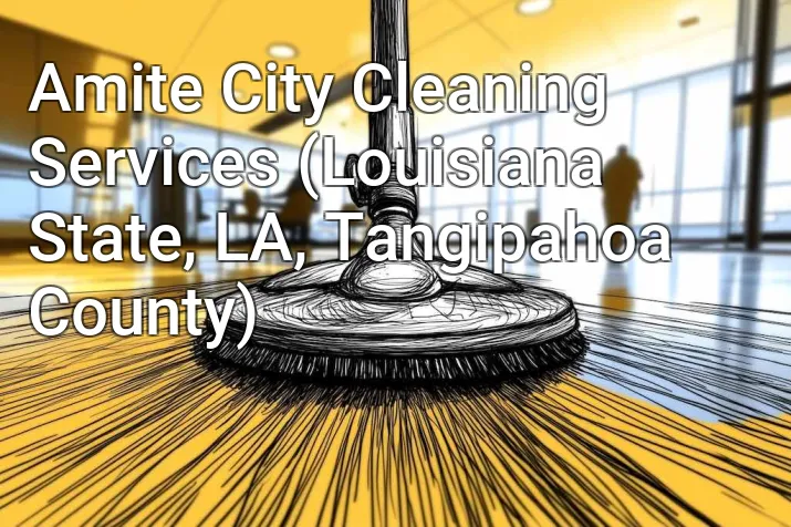 Amite City Cleaning Services (Louisiana State, LA, Tangipahoa County)