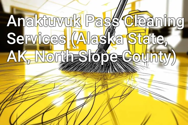 Anaktuvuk Pass Cleaning Services (Alaska State, AK, North Slope County)
