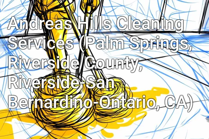 Andreas Hills Cleaning Services (Palm Springs, Riverside County, Riverside-San Bernardino-Ontario, CA)