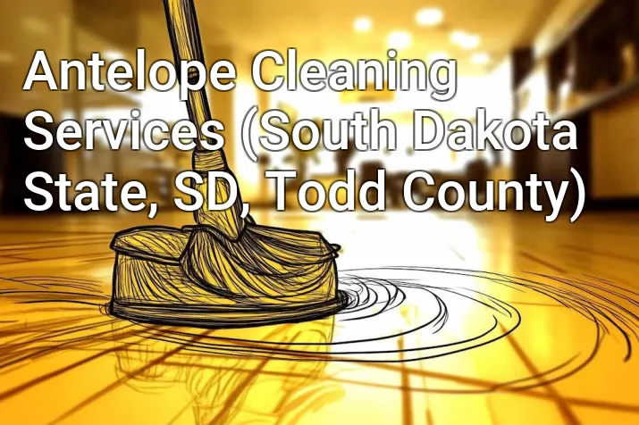 Antelope Cleaning Services (South Dakota State, SD, Todd County)