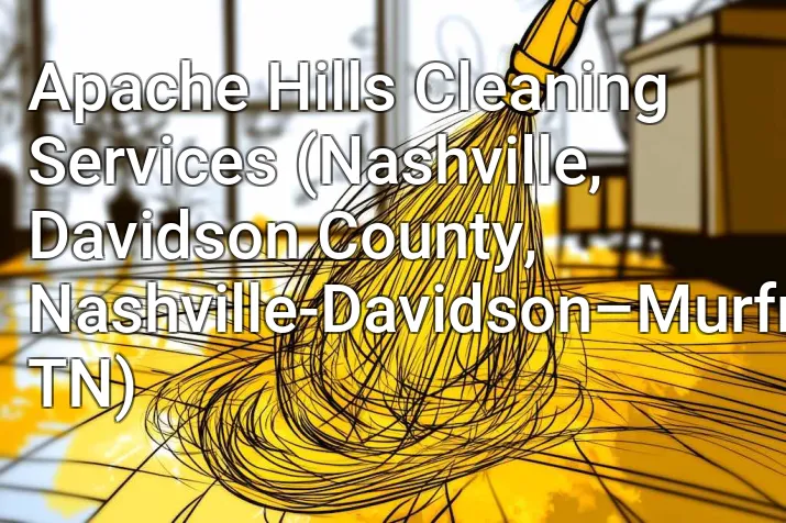 Apache Hills Cleaning Services (Nashville, Davidson County, Nashville-Davidson–Murfreesboro–Franklin, TN)