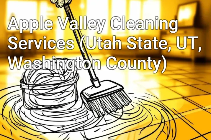 Apple Valley Cleaning Services (Utah State, UT, Washington County)