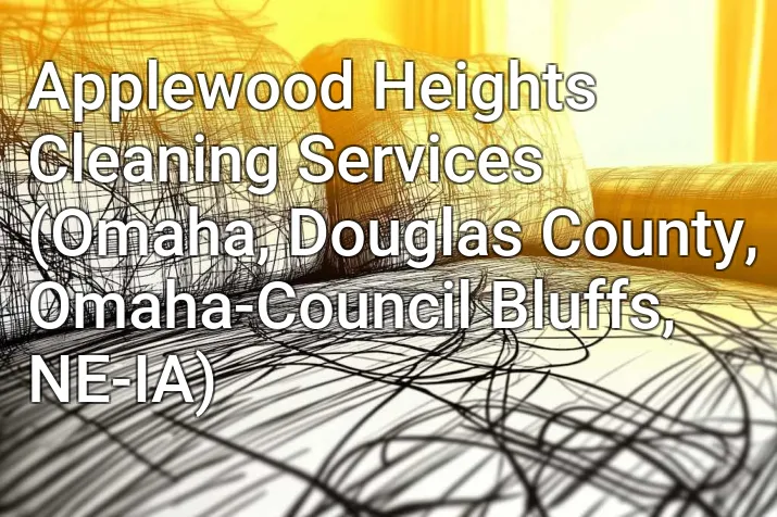 Applewood Heights Cleaning Services (Omaha, Douglas County, Omaha-Council Bluffs, NE-IA)