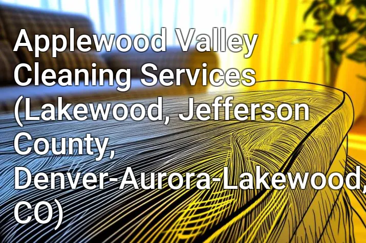 Applewood Valley Cleaning Services (Lakewood, Jefferson County, Denver-Aurora-Lakewood, CO)