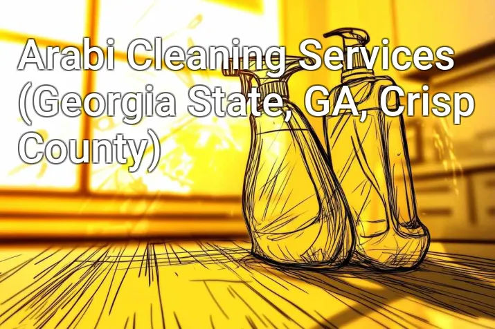 Arabi Cleaning Services (Georgia State, GA, Crisp County)