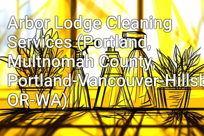 Arbor Lodge Cleaning Services (Portland, Multnomah County, Portland-Vancouver-Hillsboro, OR-WA)