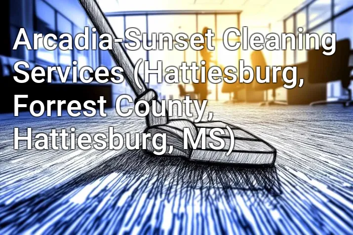 Arcadia-Sunset Cleaning Services (Hattiesburg, Forrest County, Hattiesburg, MS)