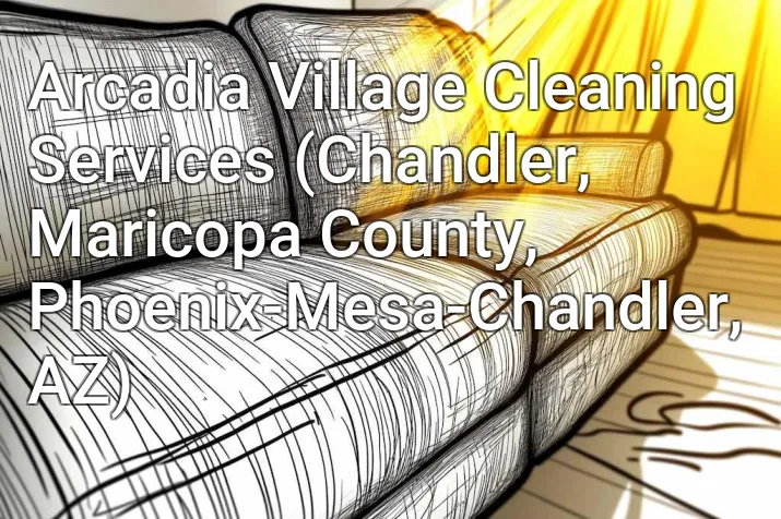 Arcadia Village Cleaning Services (Chandler, Maricopa County, Phoenix-Mesa-Chandler, AZ)