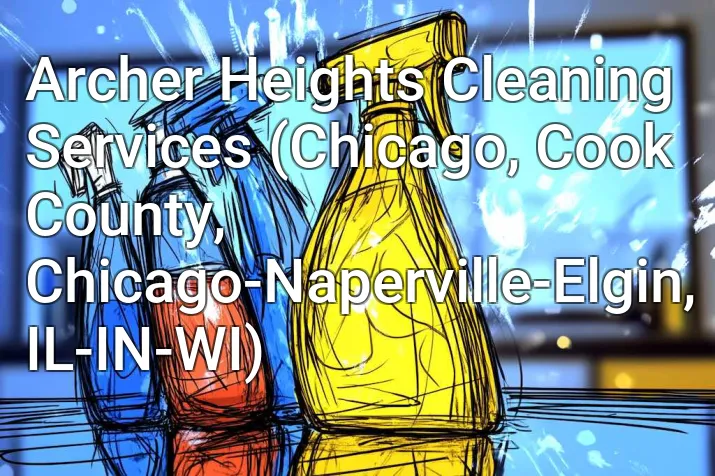 Archer Heights Cleaning Services (Chicago, Cook County, Chicago-Naperville-Elgin, IL-IN-WI)