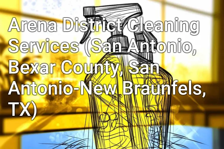 Arena District Cleaning Services (San Antonio, Bexar County, San Antonio-New Braunfels, TX)