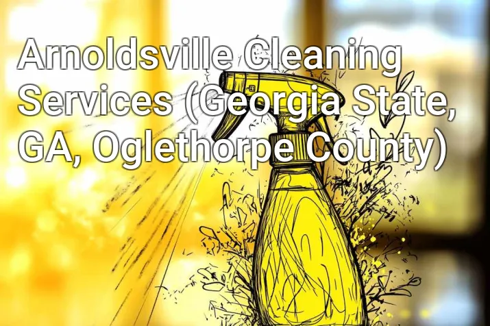 Arnoldsville Cleaning Services (Georgia State, GA, Oglethorpe County)