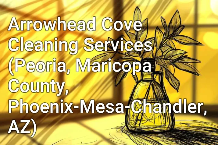 Arrowhead Cove Cleaning Services (Peoria, Maricopa County, Phoenix-Mesa-Chandler, AZ)