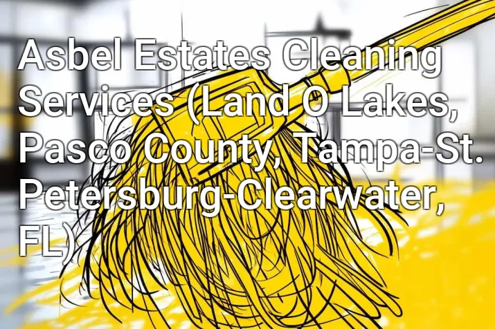 Asbel Estates Cleaning Services (Land O Lakes, Pasco County, Tampa-St. Petersburg-Clearwater, FL)
