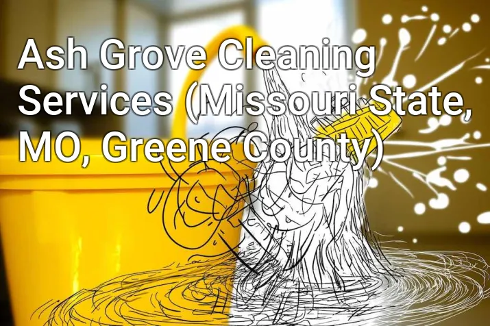Ash Grove Cleaning Services (Missouri State, MO, Greene County)