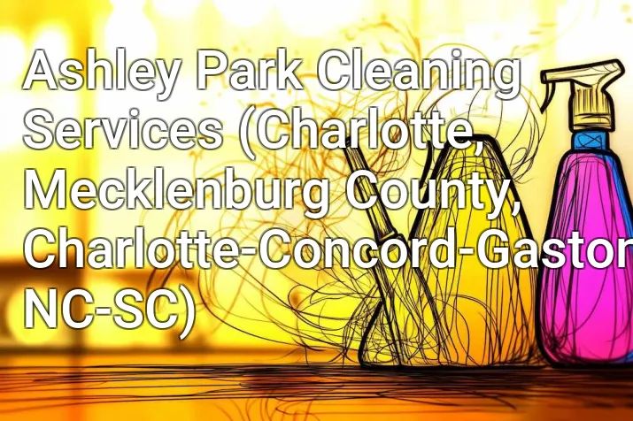 Ashley Park Cleaning Services (Charlotte, Mecklenburg County, Charlotte-Concord-Gastonia, NC-SC)