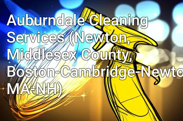 Auburndale Cleaning Services (Newton, Middlesex County, Boston-Cambridge-Newton, MA-NH)