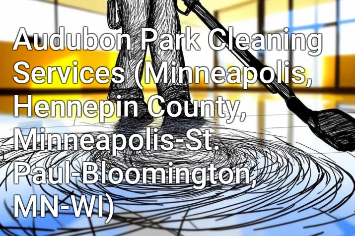 Audubon Park Cleaning Services (Minneapolis, Hennepin County, Minneapolis-St. Paul-Bloomington, MN-WI)