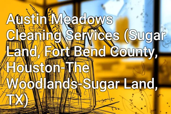 Austin Meadows Cleaning Services (Sugar Land, Fort Bend County, Houston-The Woodlands-Sugar Land, TX)