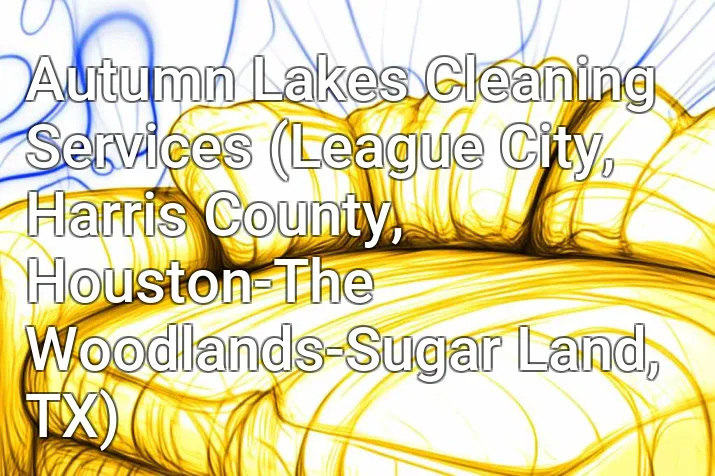 Autumn Lakes Cleaning Services (League City, Harris County, Houston-The Woodlands-Sugar Land, TX)