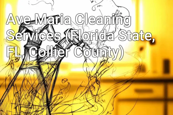 Ave Maria Cleaning Services (Florida State, FL, Collier County)