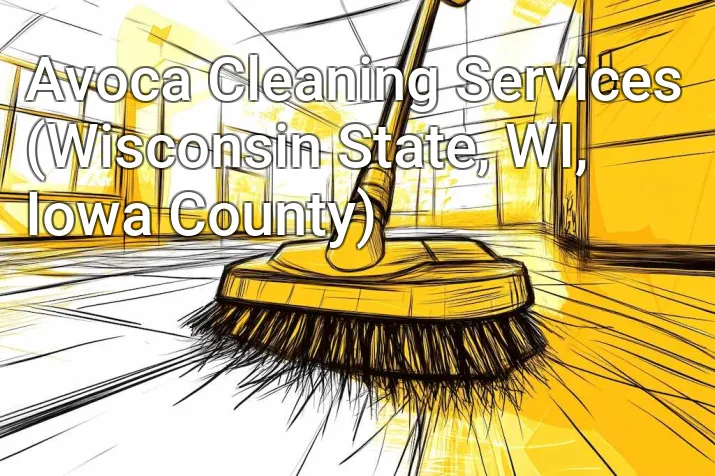 Avoca Cleaning Services (Wisconsin State, WI, Iowa County)
